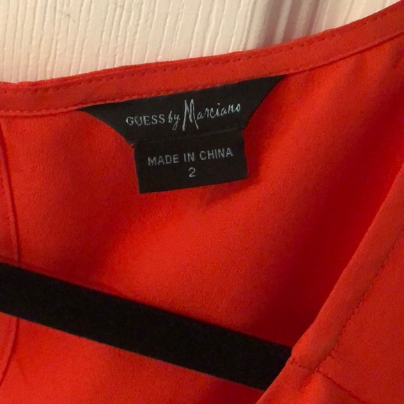 Guess by Marciano Orange Romper - Picture 2 of 3